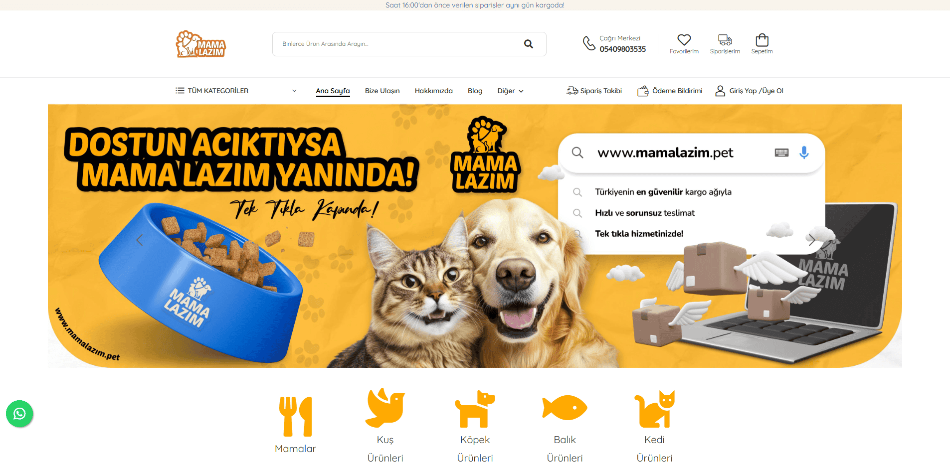 mamalazim.pet proje görseli